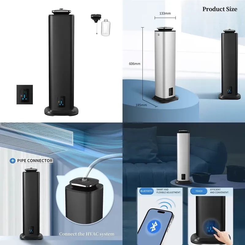 Smart Home Hotel - Hotel- und Heim-Wasserloser Ätherisches-Öl-Diffusor 800ml Intelligente