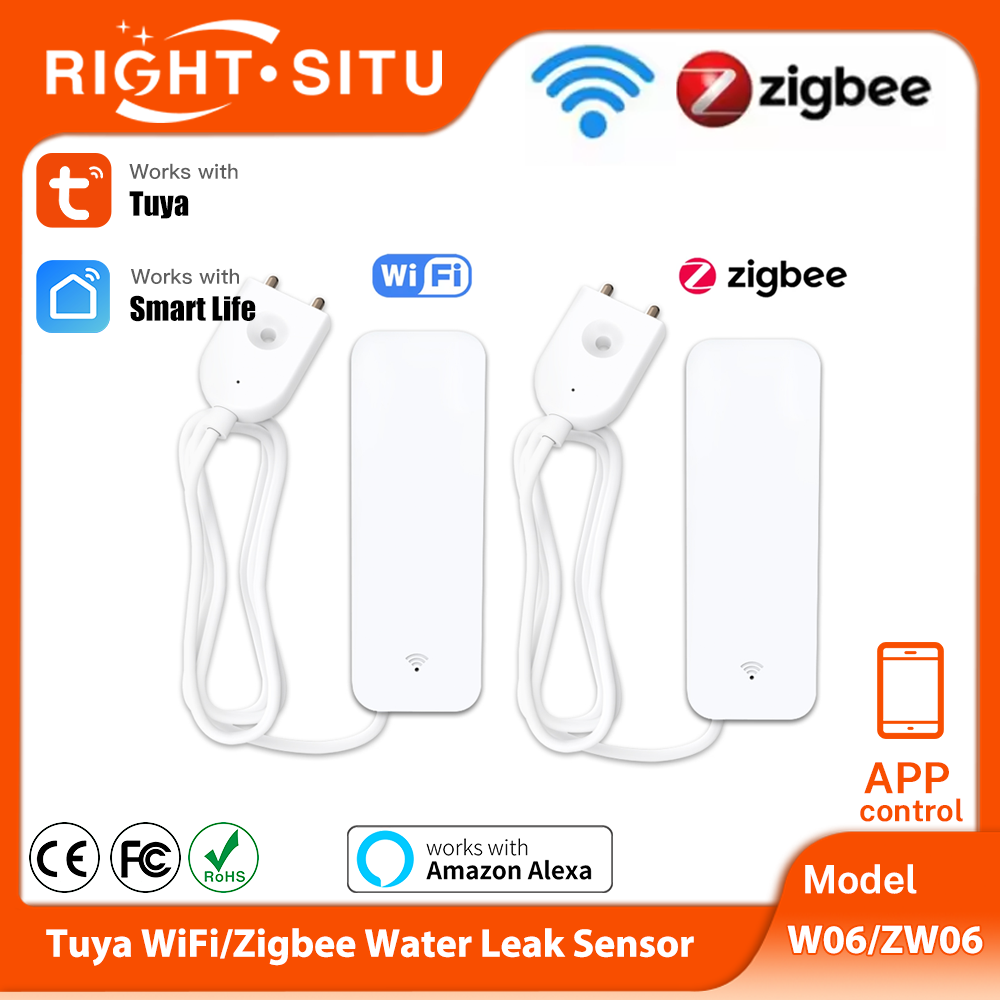Wifi Water Leak Detector - Tuya WiFi Zigbee Wasser Sensor Smart