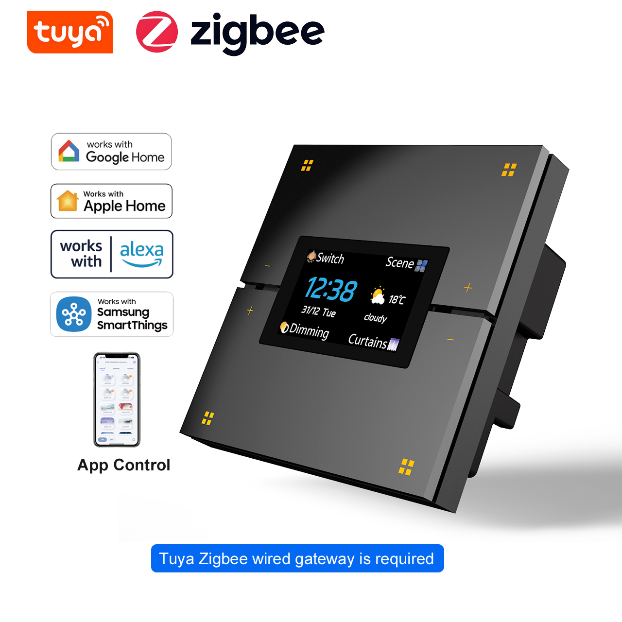 Smart Home Hotel - M9 Pro 8-Tasten UK Tuya Smart