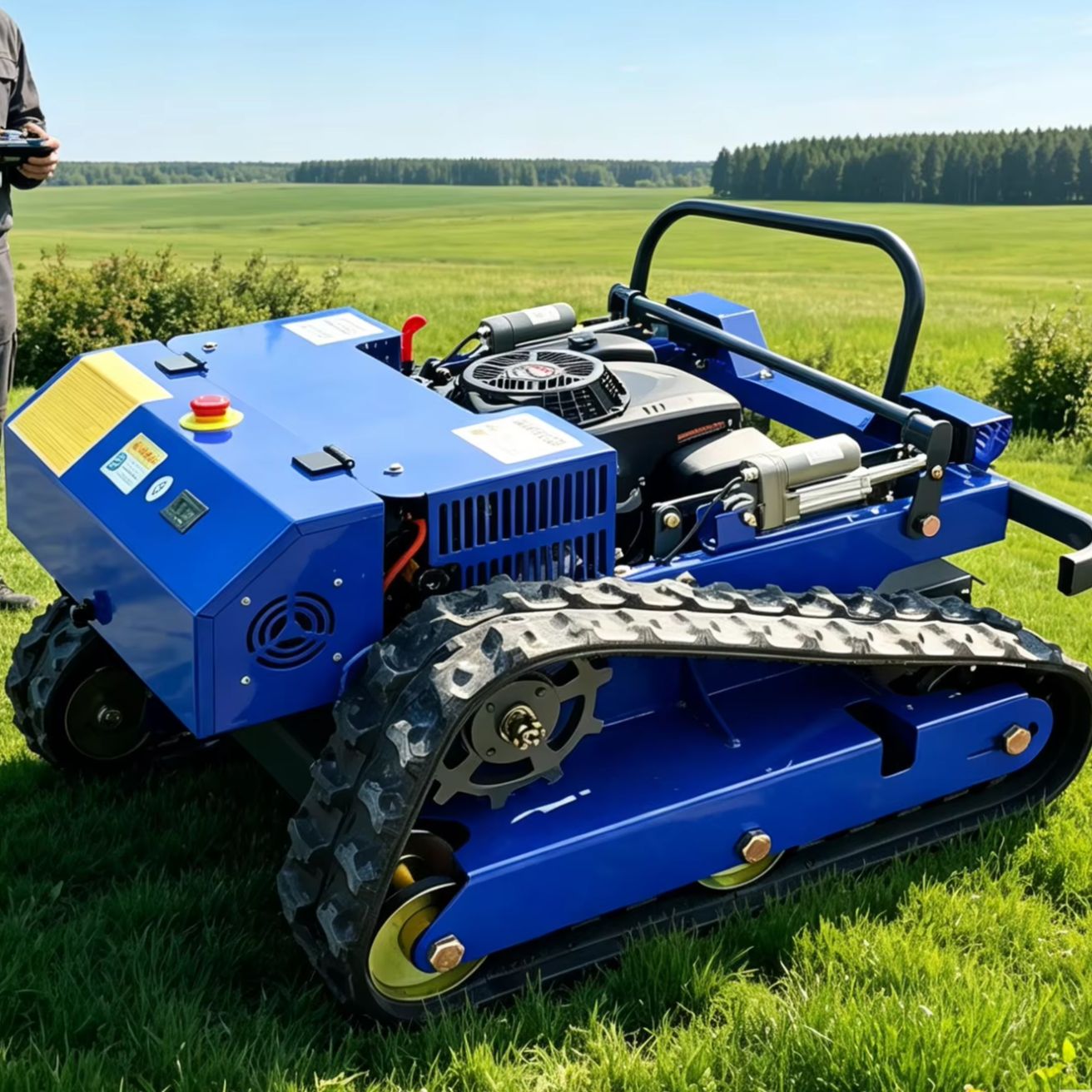 Smart Home Robot - Maßgeschneiderter Ferngesteuerter Rasenmäher, Intelligenter Roboter-Rasenmäher, Benzin-Rasenmäher