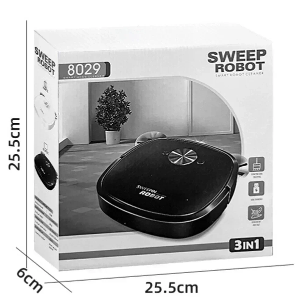 Vacuum Cleaner Smart Home - 1 Stück USB-Lade-Roboter-Staubsauger mit Wischfunktion, 3-in-1