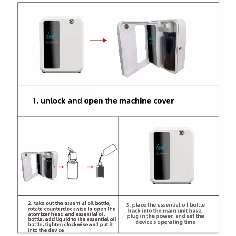 Smart Home Hotel - 500ml Intelligenter Aroma-Diffusor mit App-Steuerung -