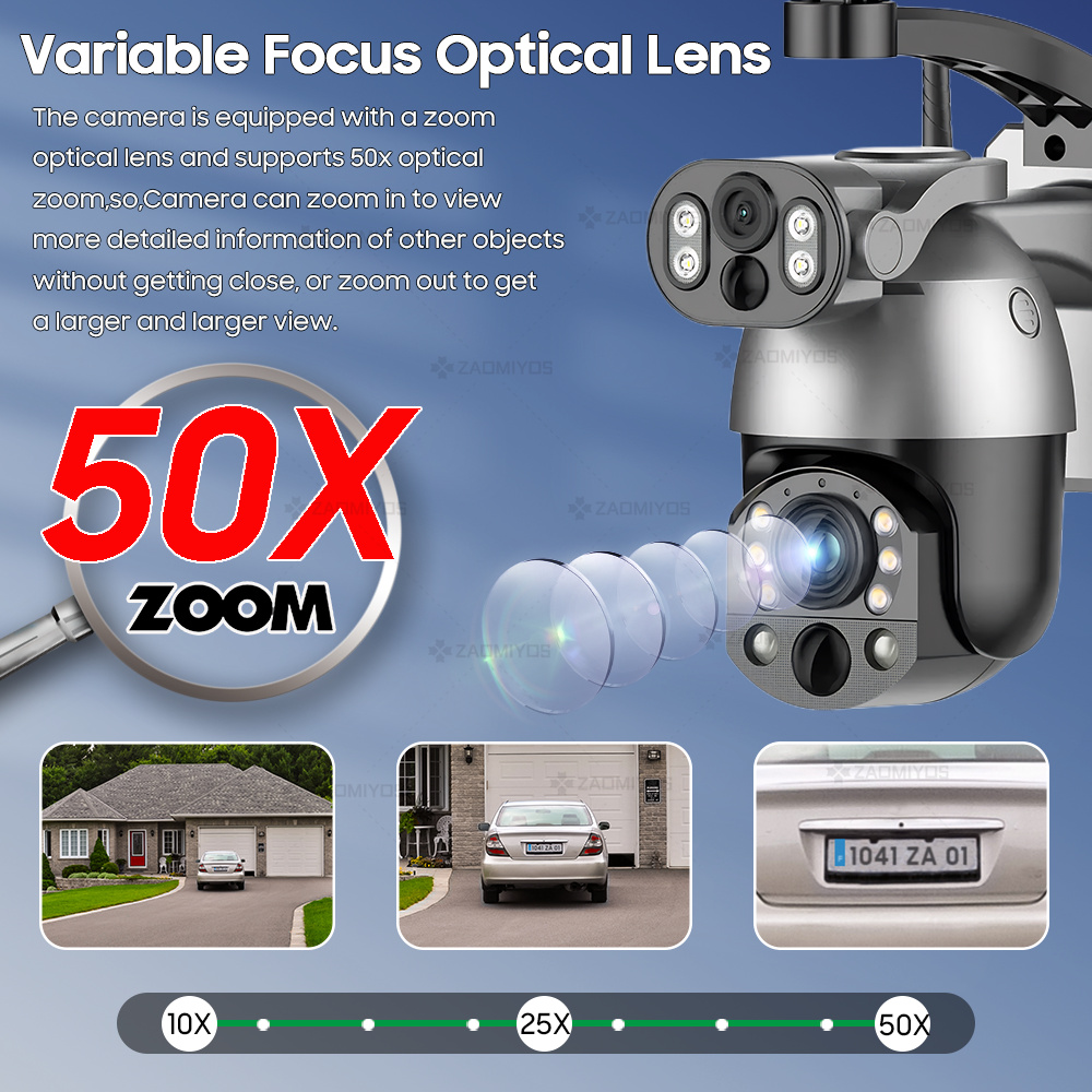 4K 50X ZOOM 10MP Solarkamera 4 – Smart Home Outdoor Camera Bewertung und Preis
