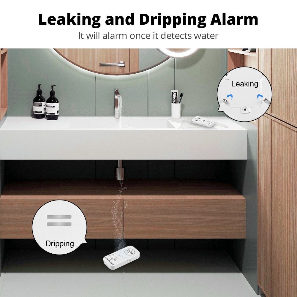 KERUI Drahtloser Wassersensor, – Wifi Water Leak Detector Bewertung und Preis