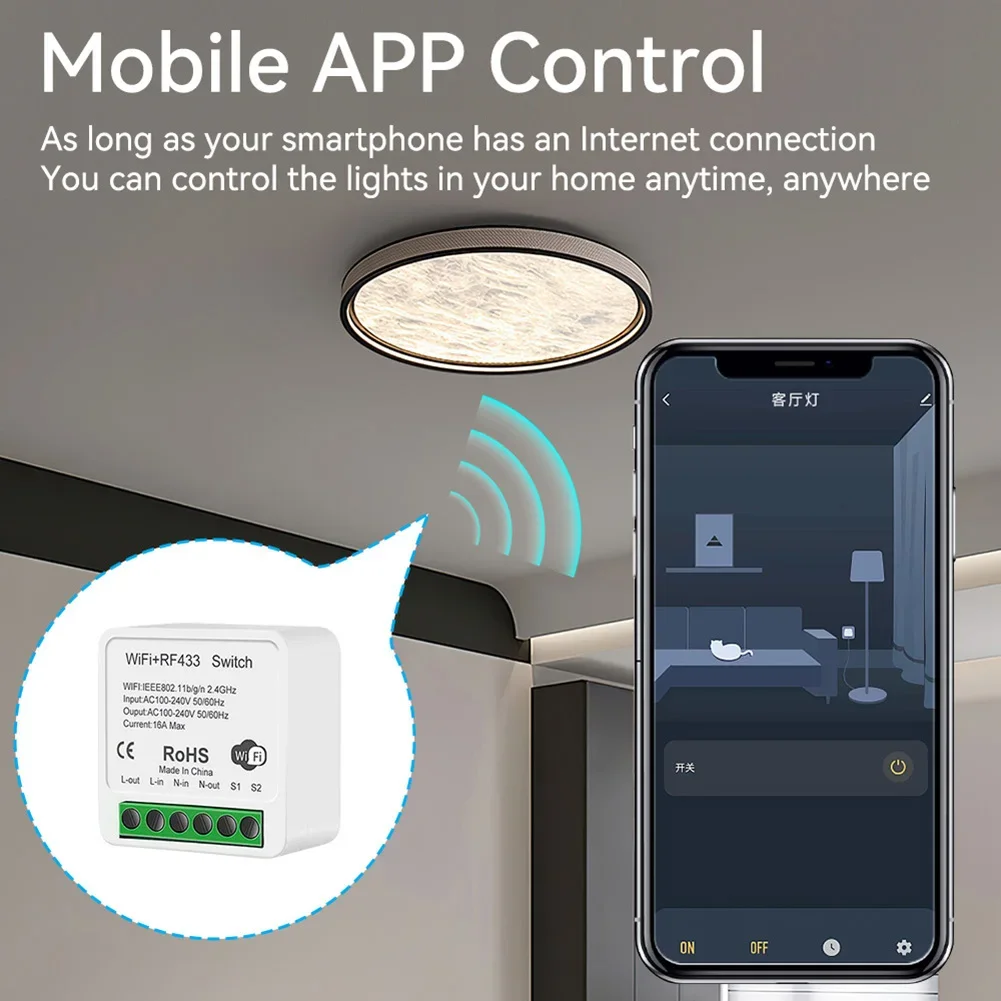 Sprachsteuerungsmodul WiFi RF4 – Smart Home Automation Bewertung und Preis