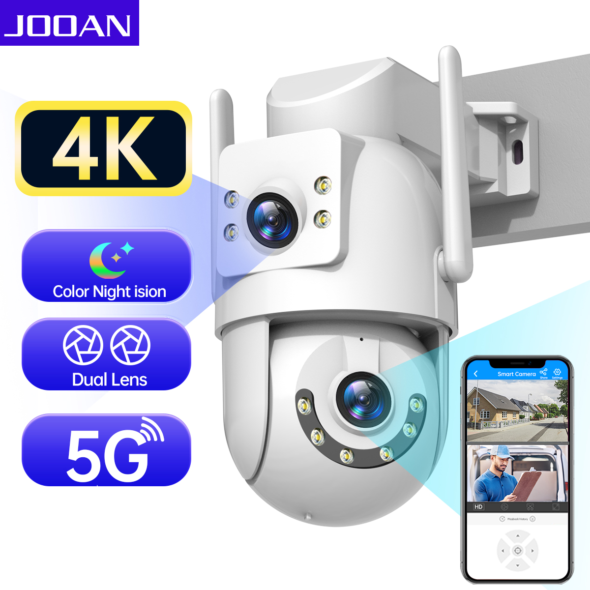 Jooan 4K 8MP HD Wifi PTZ Kamer – Eufy Camera E220 Bewertung und Preis