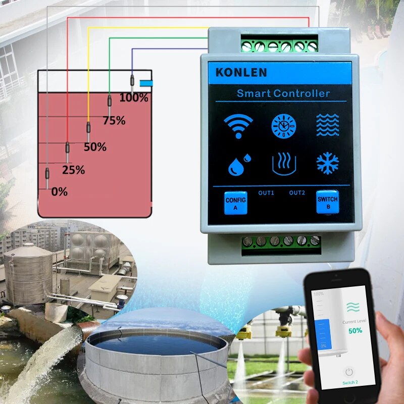 Konlen Tuya Wasserstands ensor – Wifi Water Leak Detector Bewertung und Preis