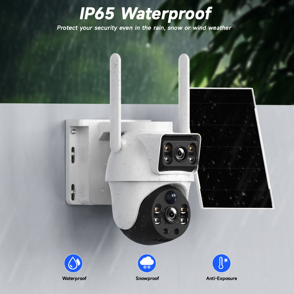 WiFi Solar Kamera Dual Linsen  – Smart Home Outdoor Camera Bewertung und Preis