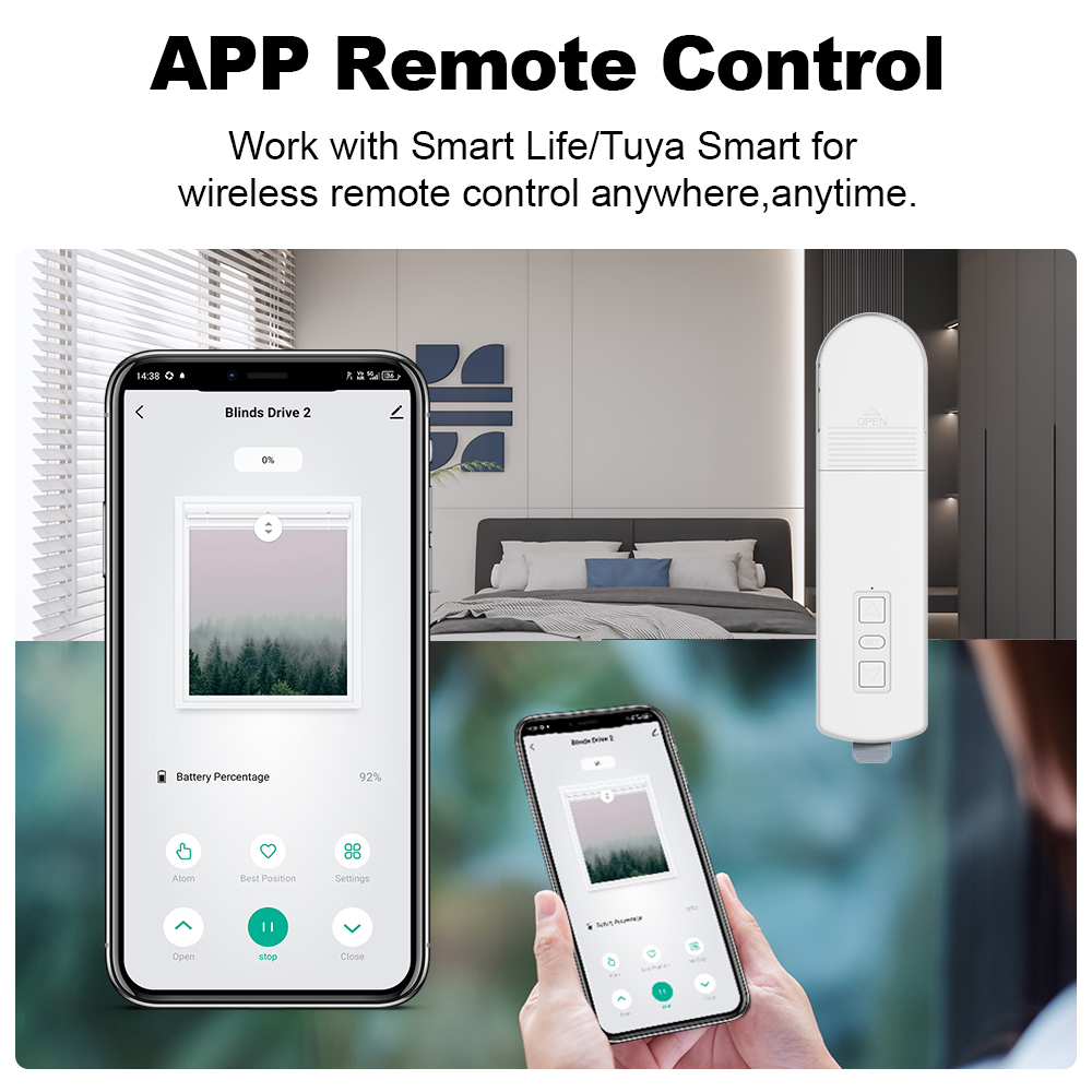 MANHOT WiFi/Zigbee Smart-Rolll – Smart Home Blinds Bewertung und Preis